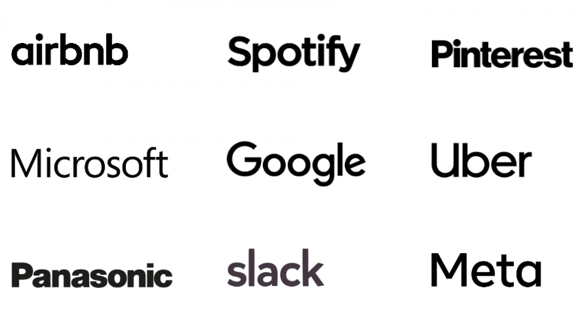Tech logo sameness