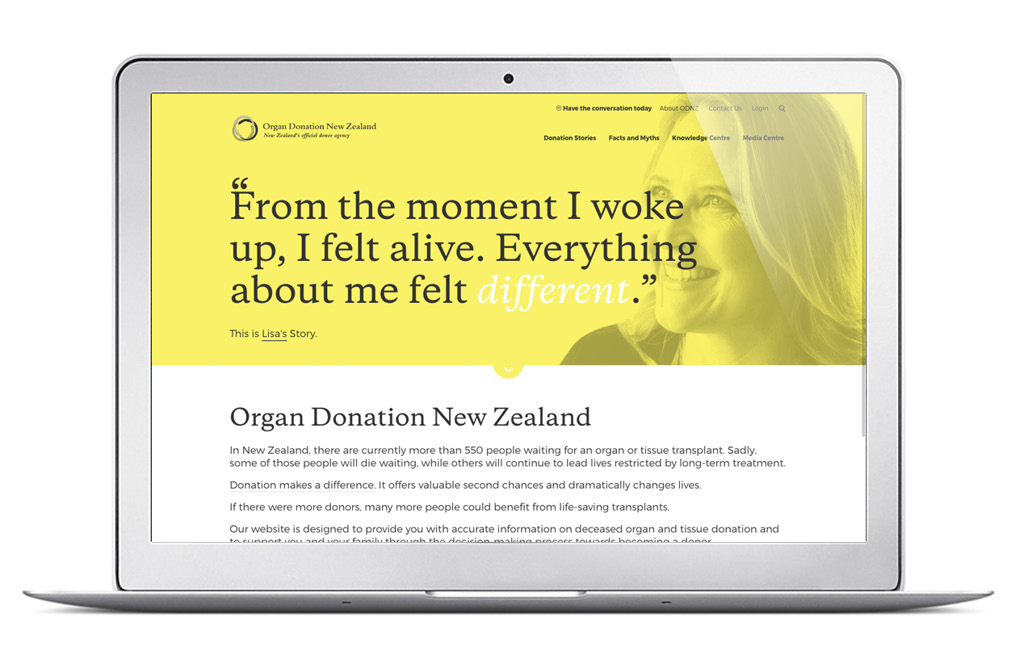 organ donation web case study2