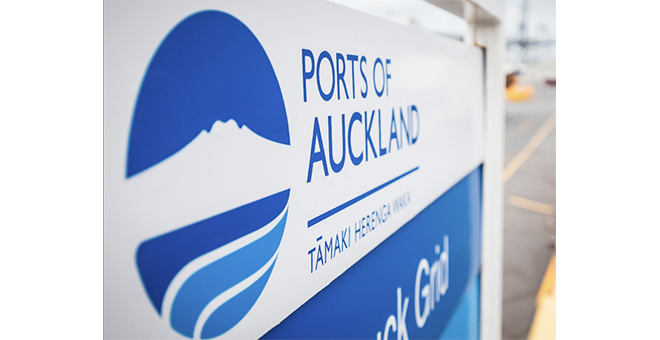 Updated Ports of Auckland logo